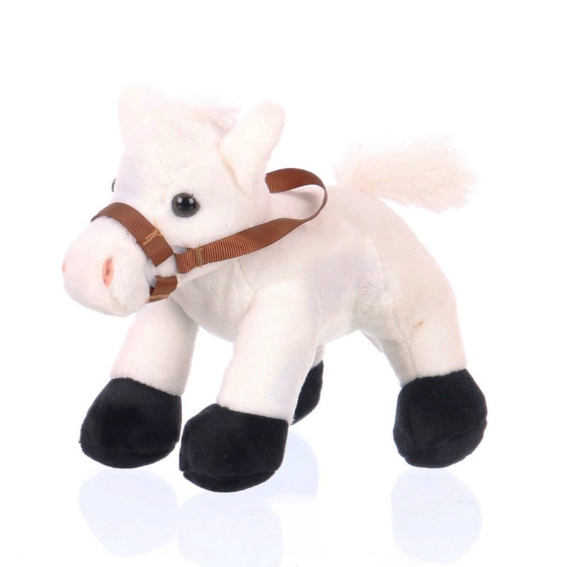 Twiny - plüss fehér lovacska - 22cm Twiny - plüss fehér lovacska - 22cm