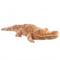 Óriási plüss krokodil - barna - 180cm
