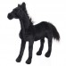 Sprinter - plüss fekete ló