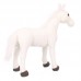Pelyvás - plüss fehér ló - 37cm