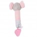 Baby plüss csörgő - rózsaszín elefánt - 20cm