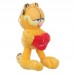 Garfield plüss figura szívvel - 22 cm