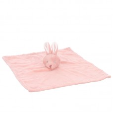 Alvókendő babáknak - rózsaszín nyuszis