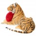 Óriás plüss tigris szívvel - 100cm
