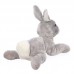 Shazy - szürke-fehér plüss nyuszi - 22cm