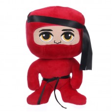 Ninja plüss figura - piros