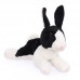 Shazy - fekete-fehér plüss nyuszi - 22cm Shazy - fekete-fehér plüss nyuszi - 22cm