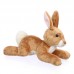 Shazy - barna-fehér plüss nyuszi - 22cm