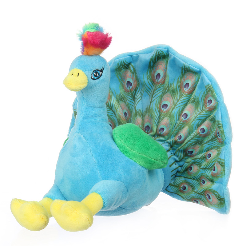 Akira - kék plüss páva - 25cm Akira - kék plüss páva - 25cm