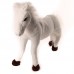 Carlin - fehér plüss ló - 52cm