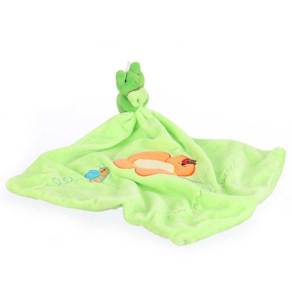 Alvókendő babáknak - békás - 37cm