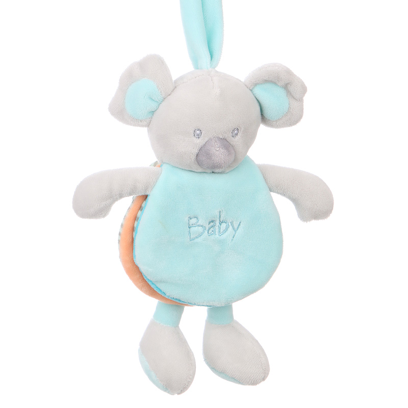 Baby plüss csörgő - kék koala - 20cm