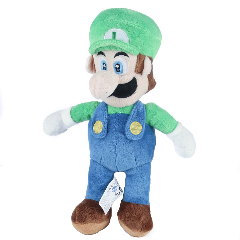 Luigi - Super Mario plüss figura - 30cm